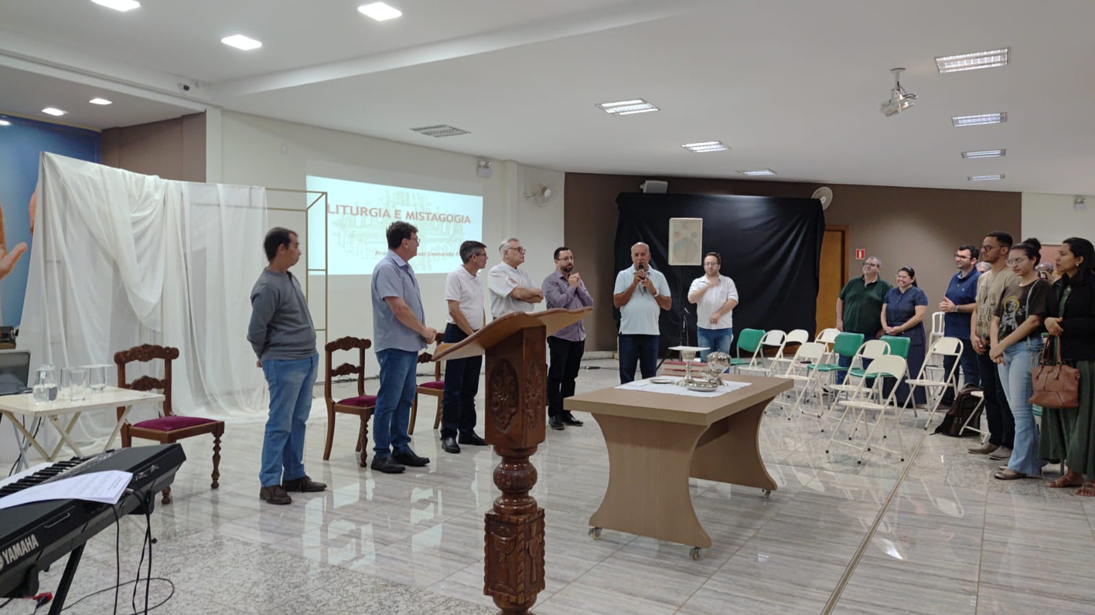 Representantes da paróquia