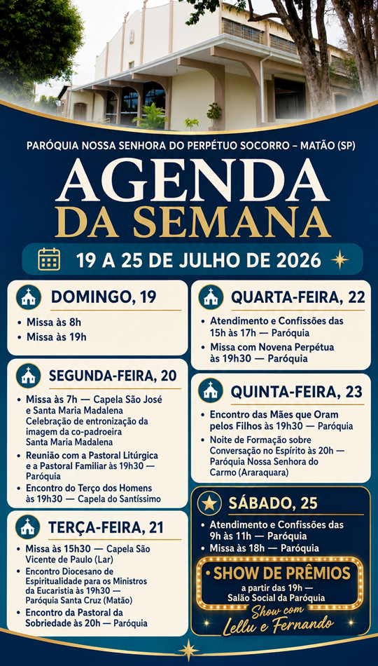 Agenda da Semana