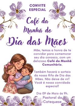Café da Manhã do Dia das Mães