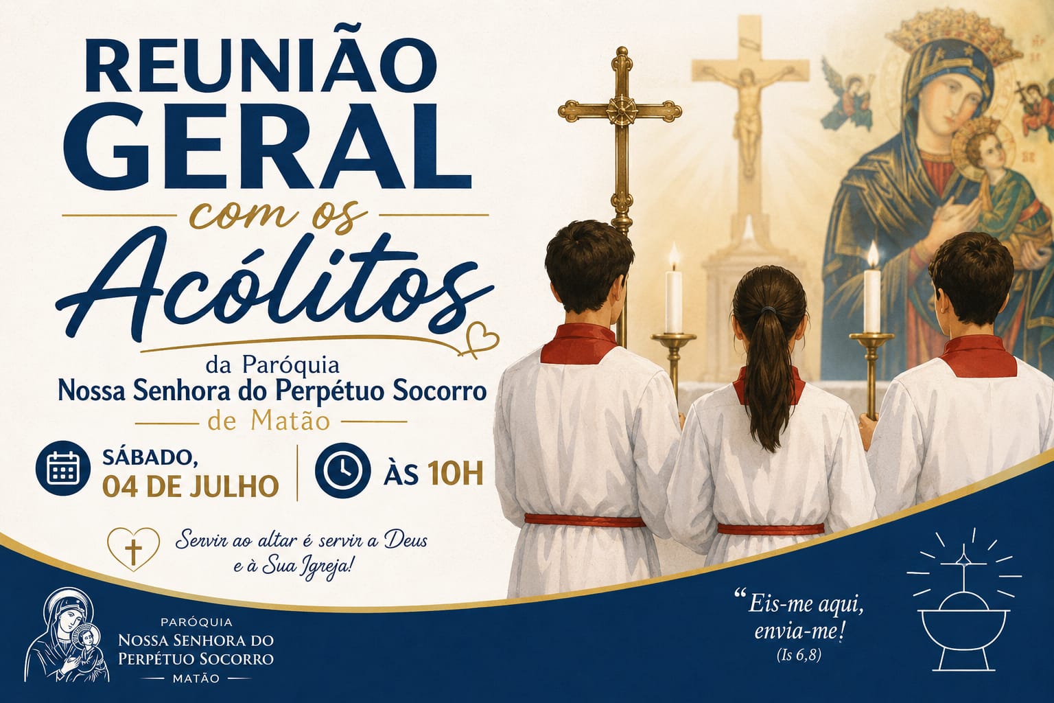 Reunião Geral com os Acólitos