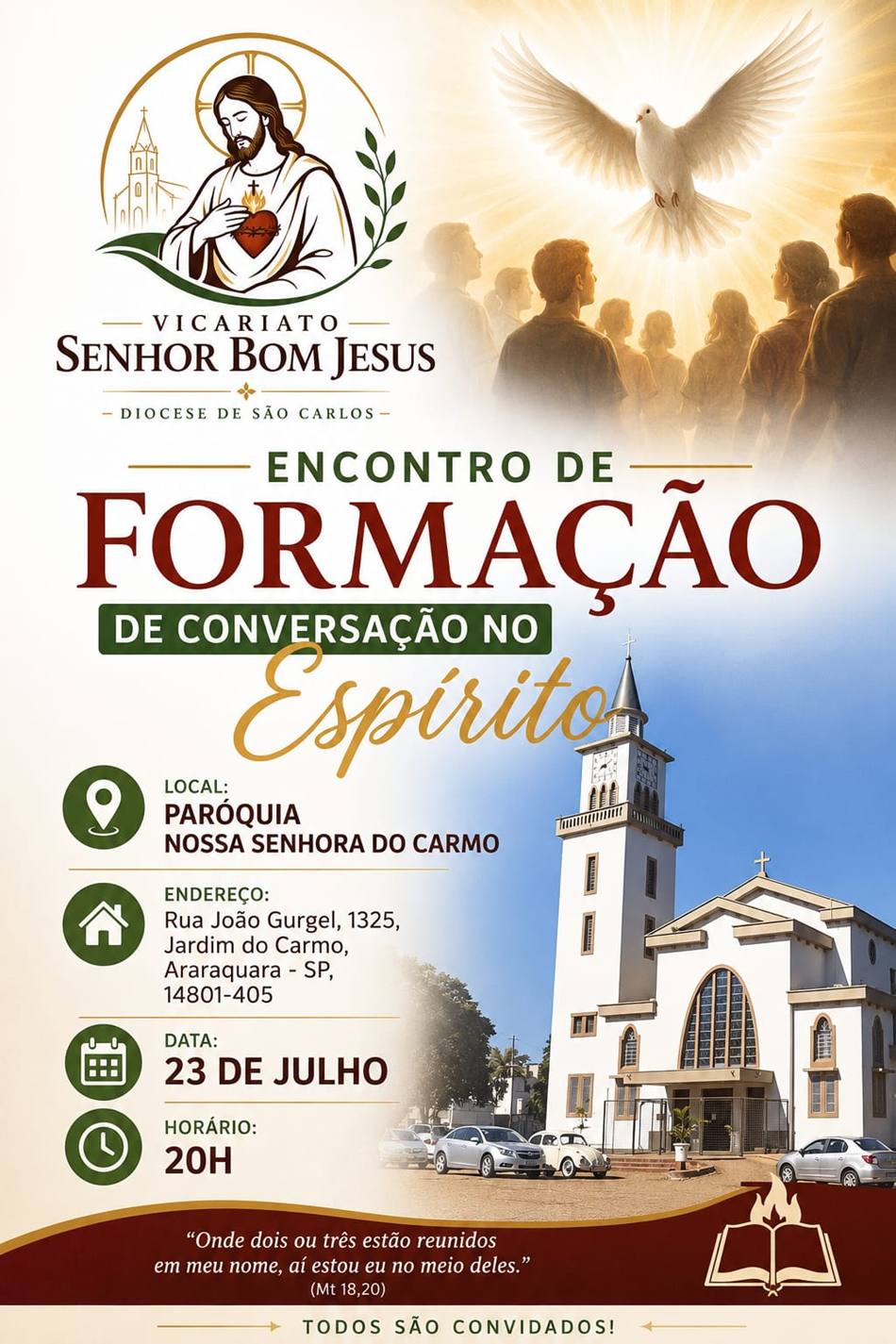 Noite de Formação sobre Conversação no Espírito