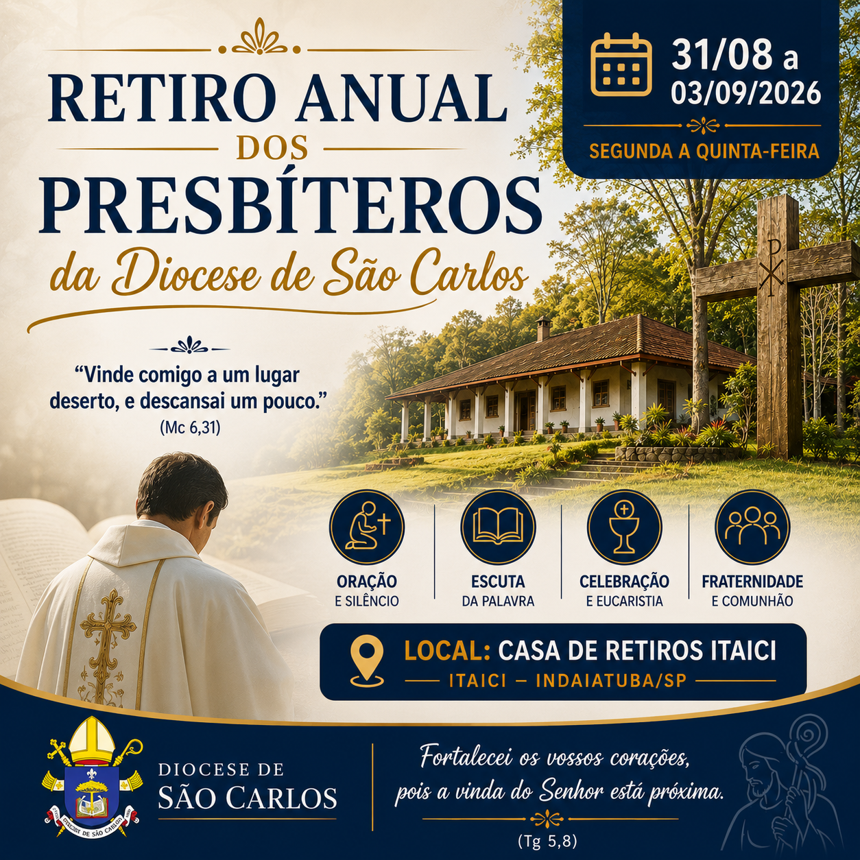 Retiro Anual dos Presbíteros da Diocese de São Carlos