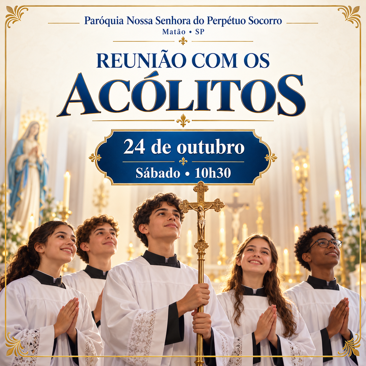Reunião com os Acólitos